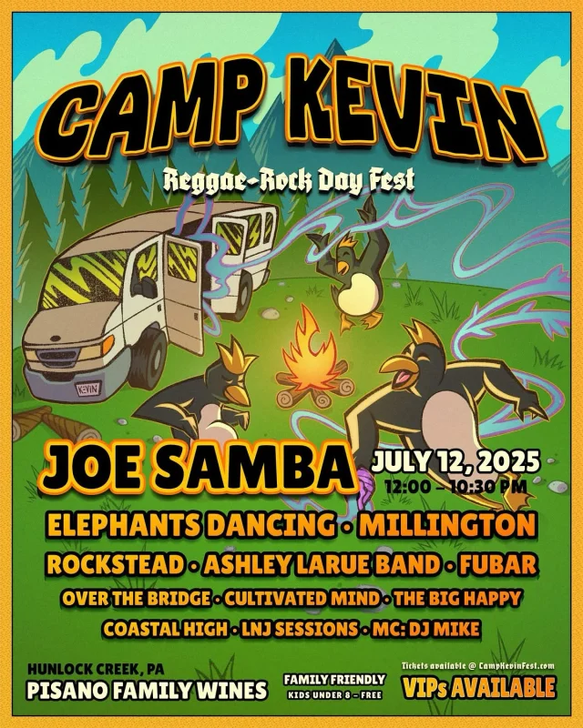 Taking the stage at 4:20 out here at @campkevinfest! Game on!